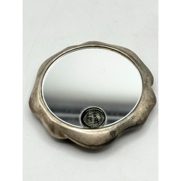 Vintage Godinger silver art co rose flower mirror - Picture 3 of 4